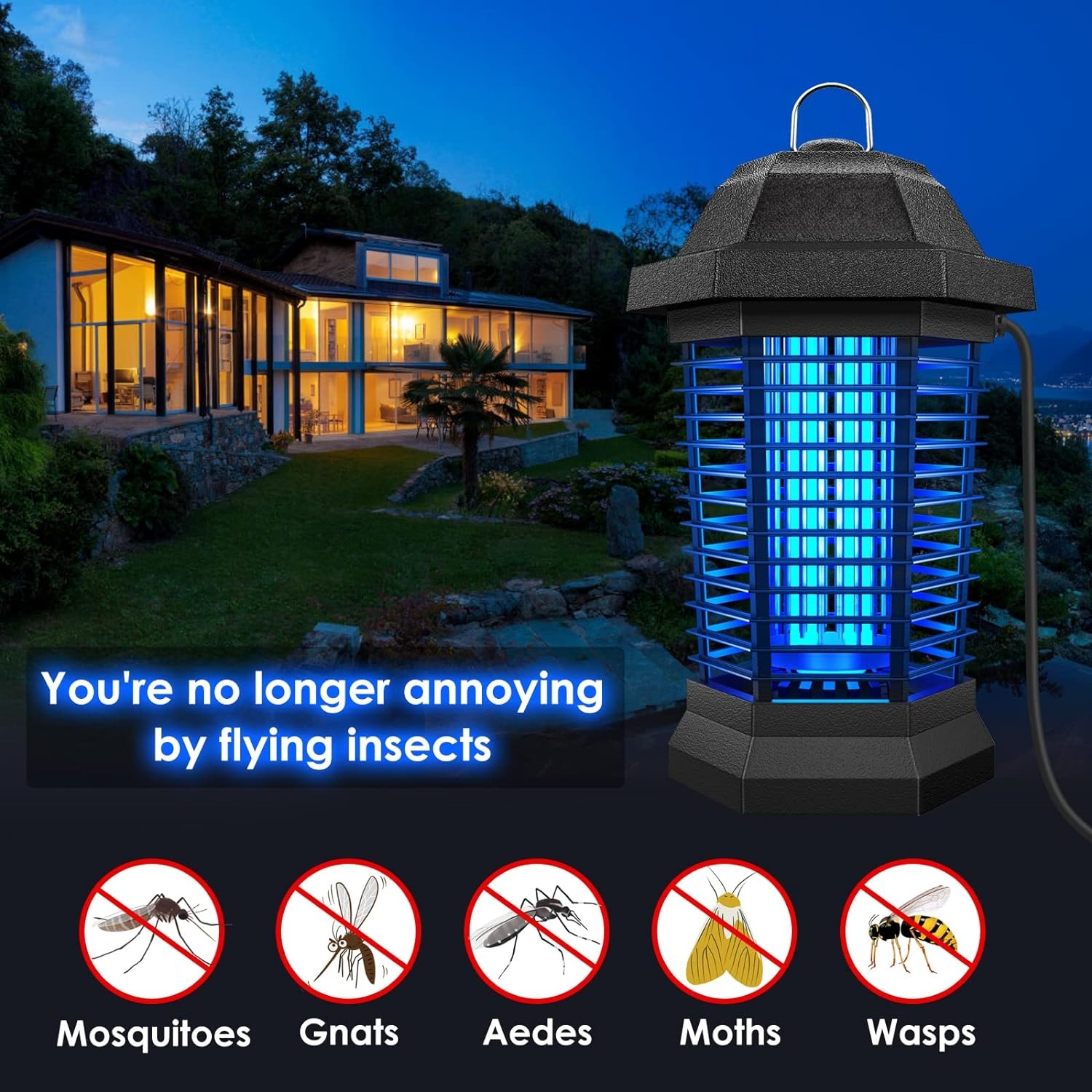Raxiva-electric bug zapper lamp