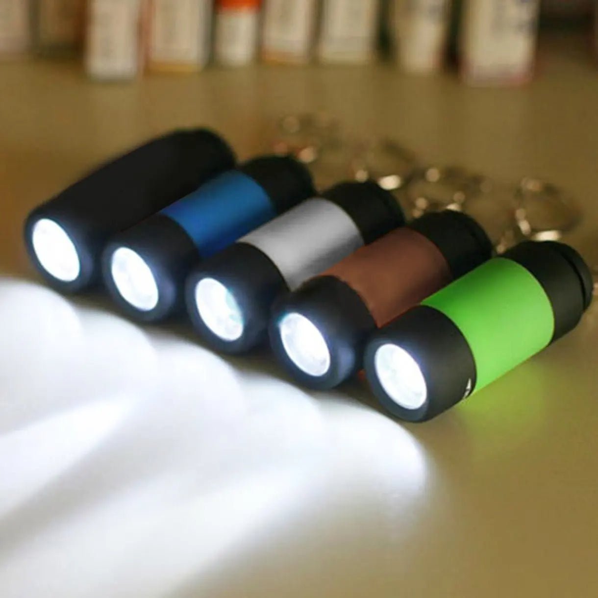 Raxiva-ultra compact usb rechargeable keychain flashlight portable mini torch for outdoor use