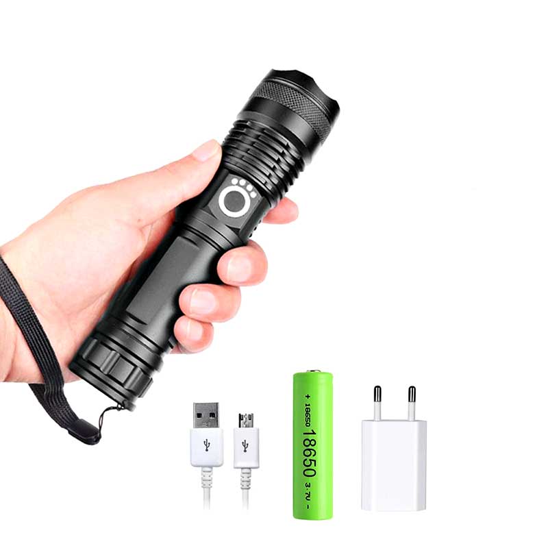 Raxiva usb powerful flashlight