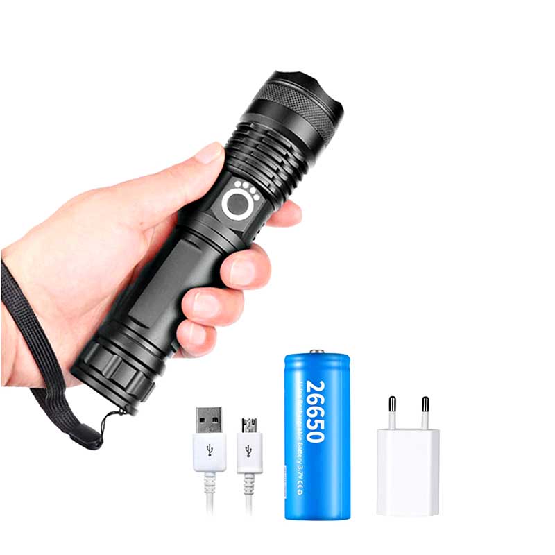 Raxiva usb powerful flashlight