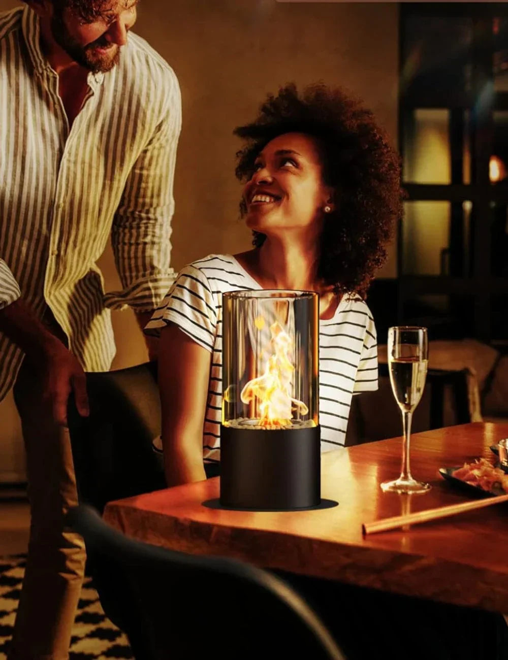 Raxiva-flamme elysee cheminee table